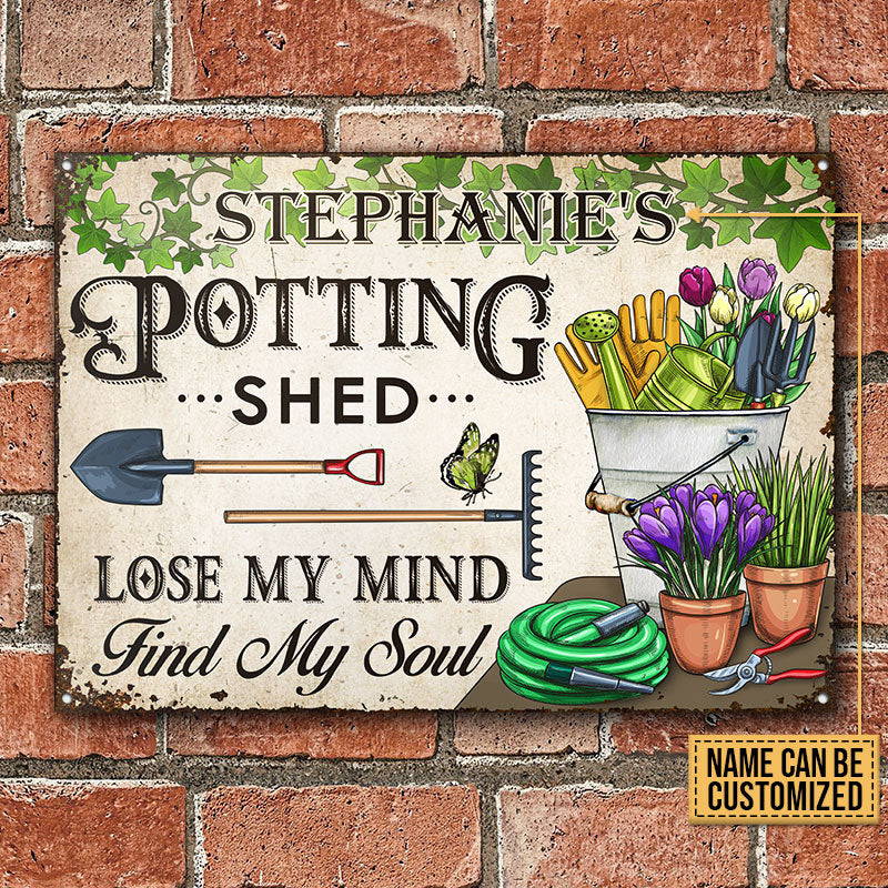 Gardening Potting Shed Custom Classic Metal Signs - Image 2