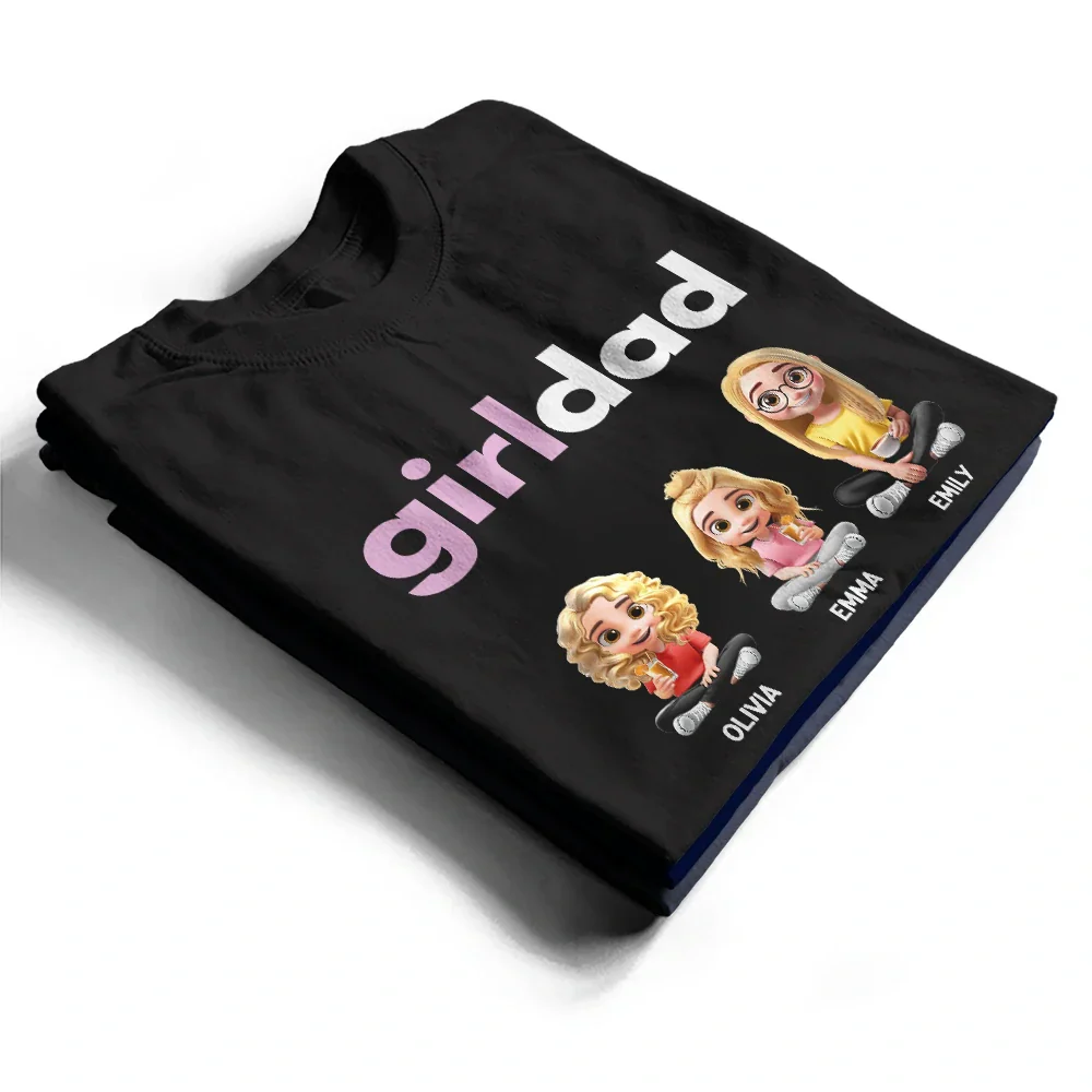 Girldad - Personalized T Shirt - Image 2