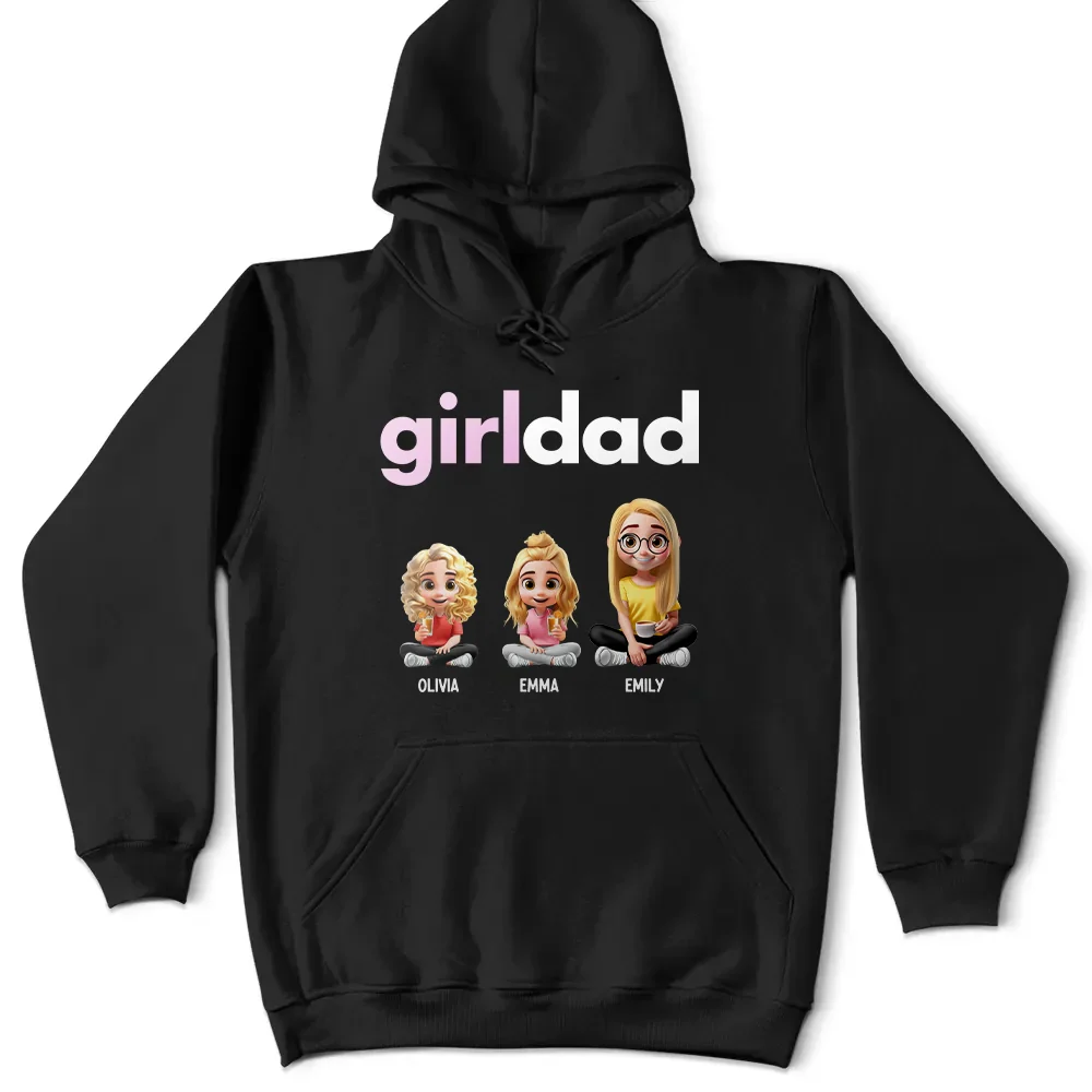 Girldad - Personalized T Shirt - Image 4