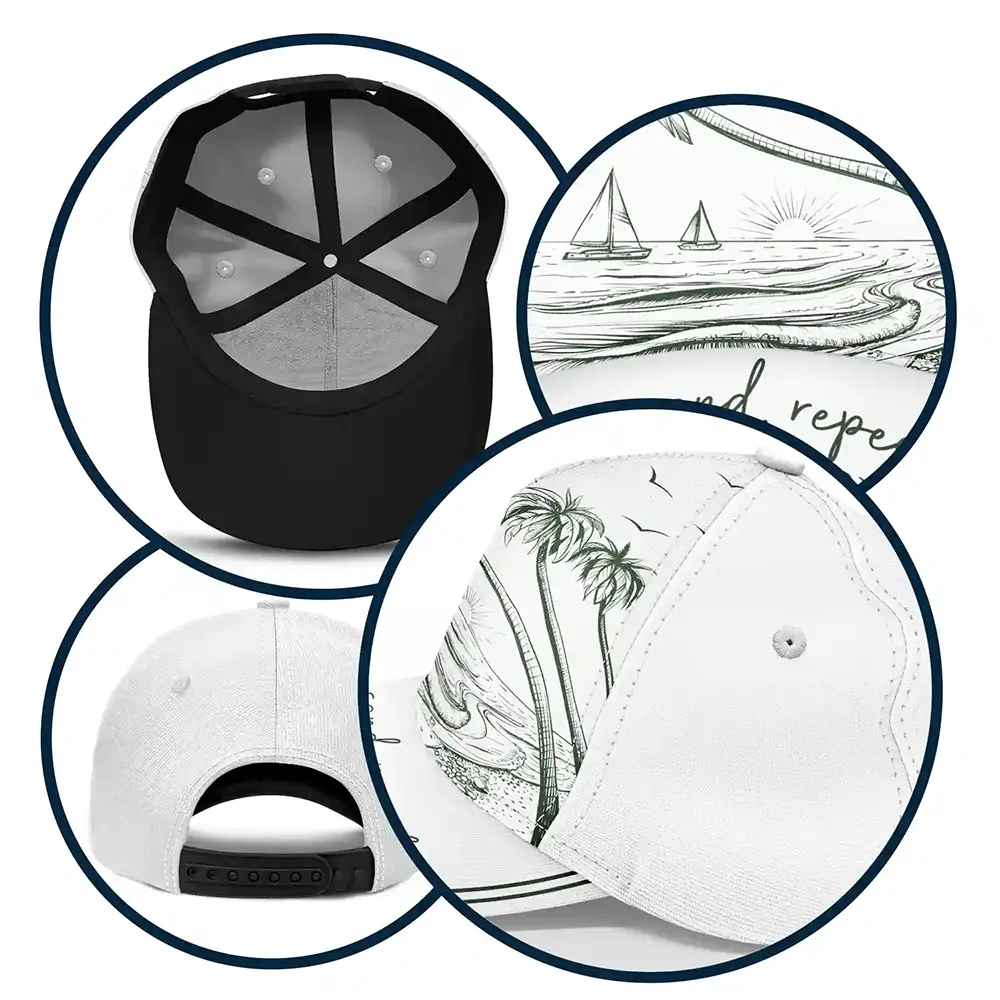 Girls Trip A Lot Of Laughter & Memories - Personalized Classic Cap - Image 6