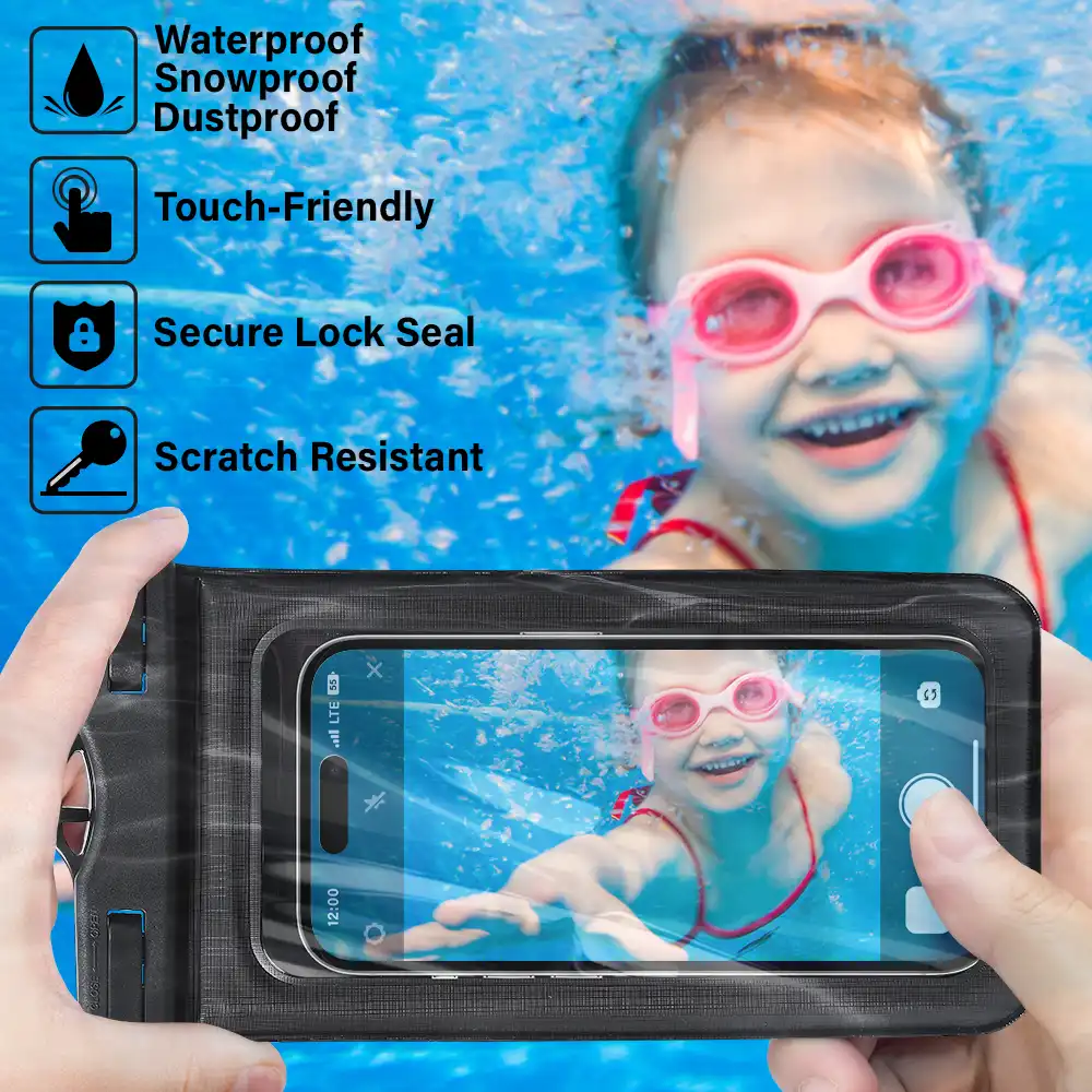 Girls Trip Cheaper Than Therapy Turban Woman Summer Beach - Personalized Waterproof Phone Pouch - Image 4