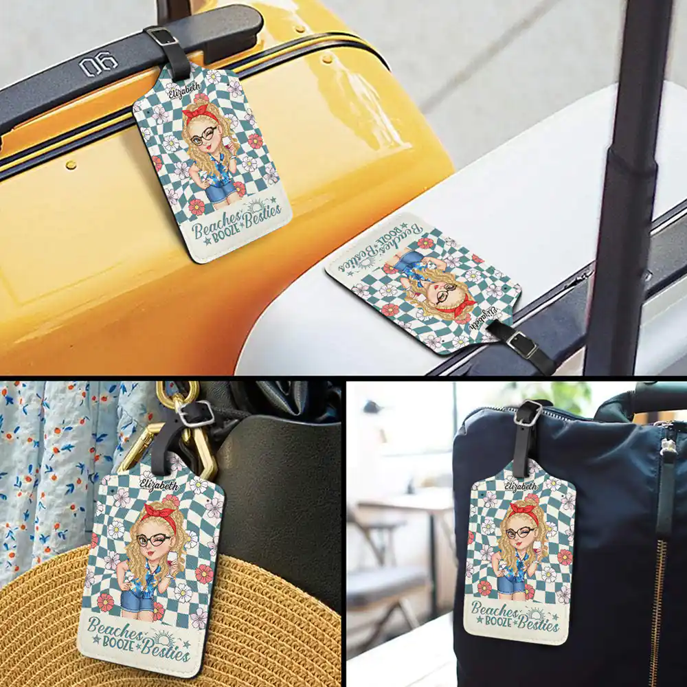Girls Trip Traveling - Personalized Luggage Tag - Image 3