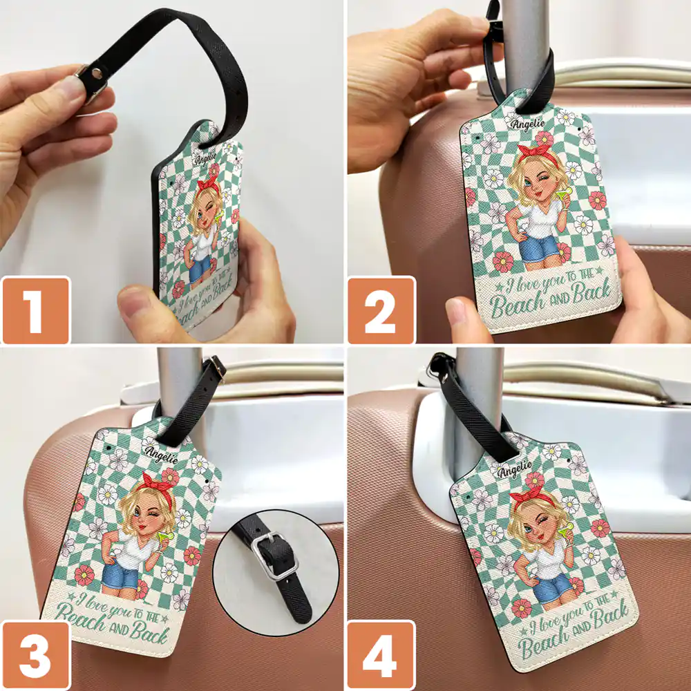 Girls Trip Traveling - Personalized Luggage Tag - Image 6