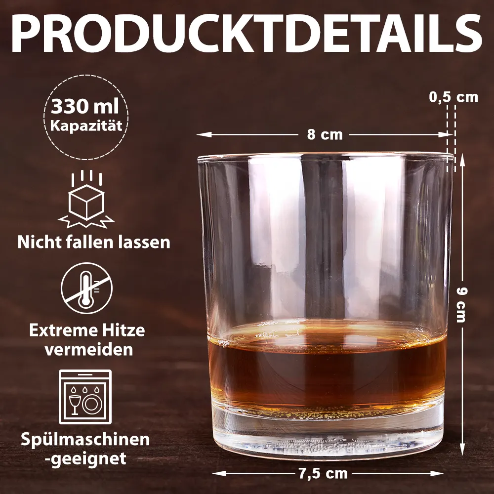 Glückwunsch Dass Du Mein Bruder Bist Du Glückspilz - Personalisiertes Whiskyglas Mit Gravur - Image 5
