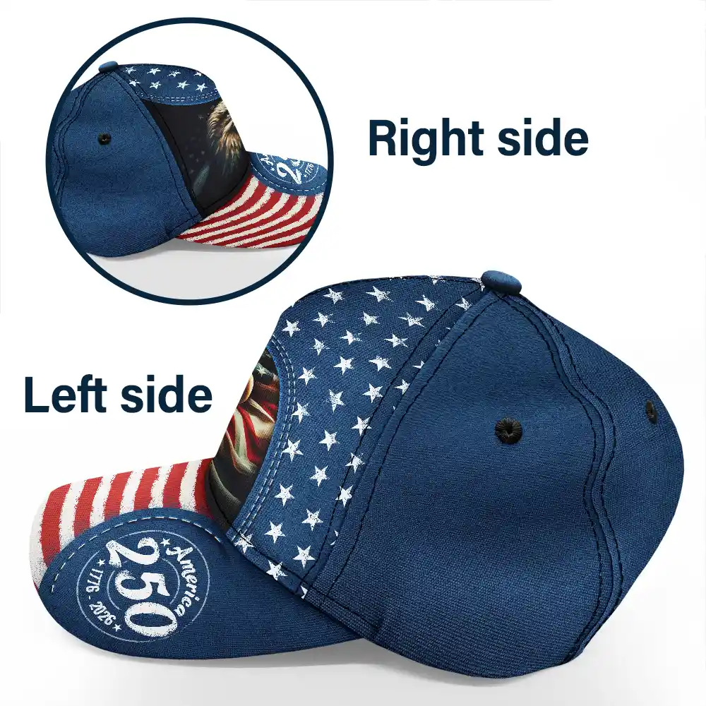 God Bless America 250 Eagle - Classic Cap - Image 3