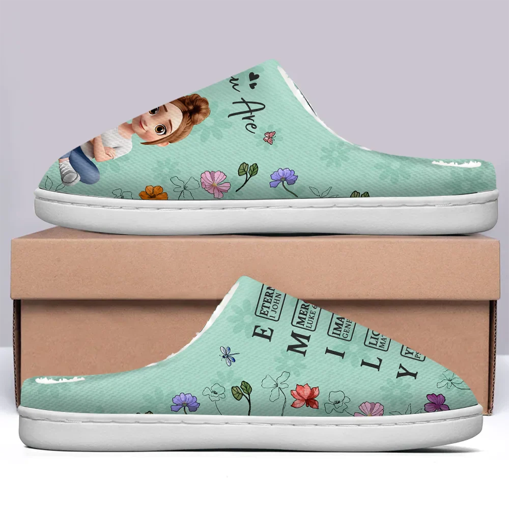 God Say I Am Bible - Personalized Fluffy Slippers - Image 4