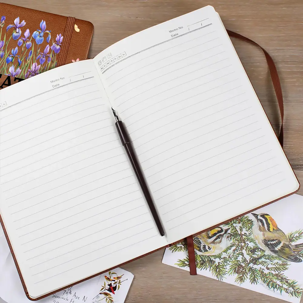 God Say You Are Spring Flowers - Personalized Leather Journal - Image 2