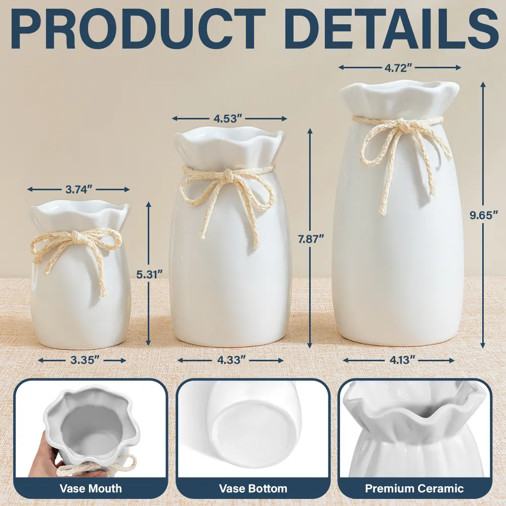 Gold Flower Infinity Watching You Be A Mom - Personalized Ribbon Tie Flower Vase - Image 5