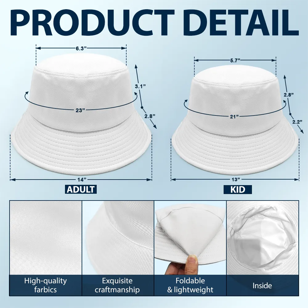 Good Vibes Only - Personalized Bucket Hat - Image 5
