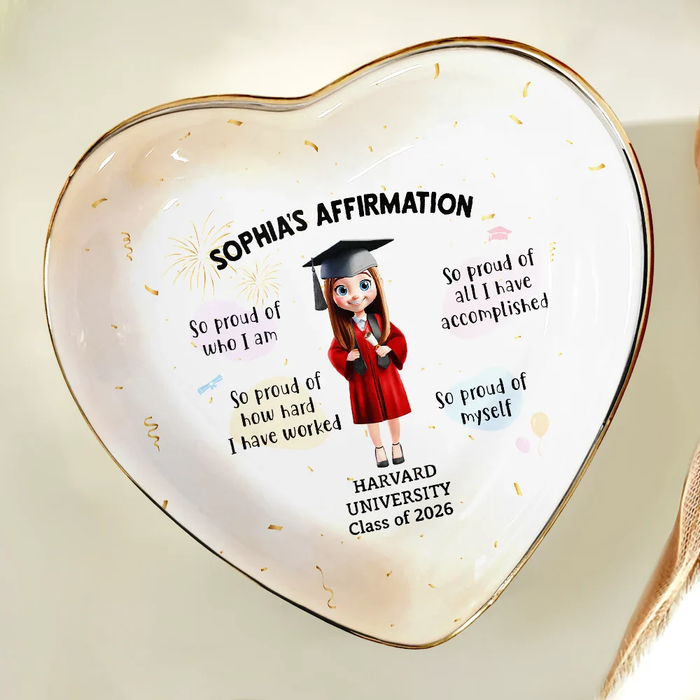 Graduation Affirmation - Personalized Ring Dish - Image 5
