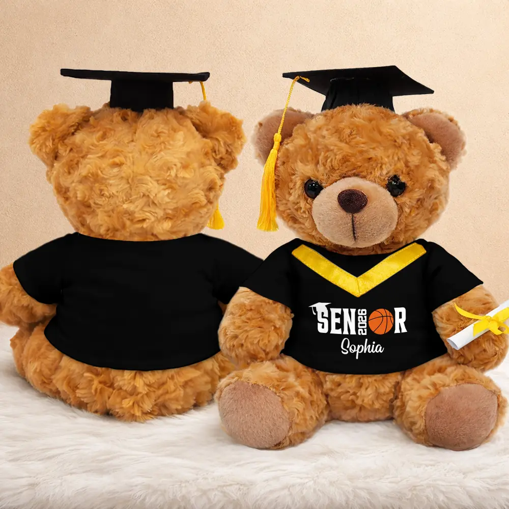 Graduation Sport Senior - Personalized Teddy Bear - Image 3