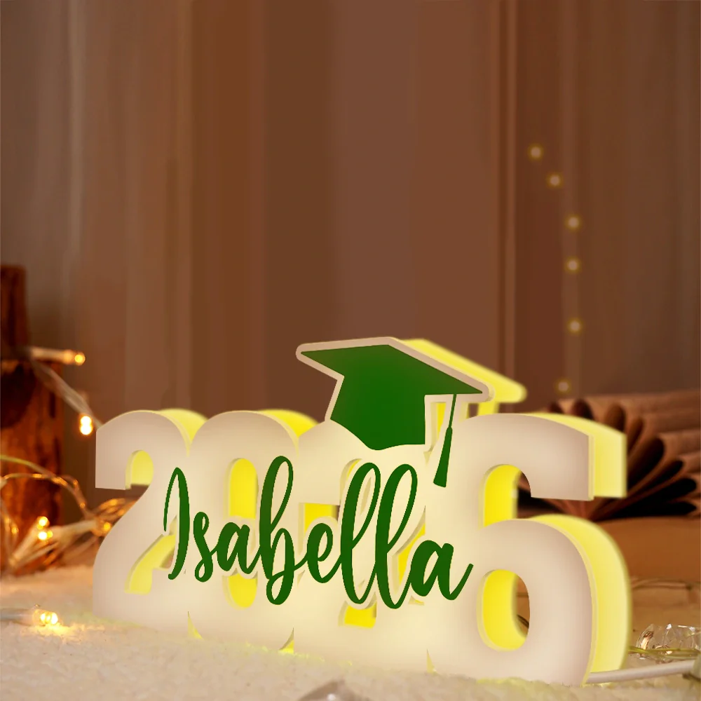 Graduation Year - Personalised Custom Shaped Light Box - Image 4