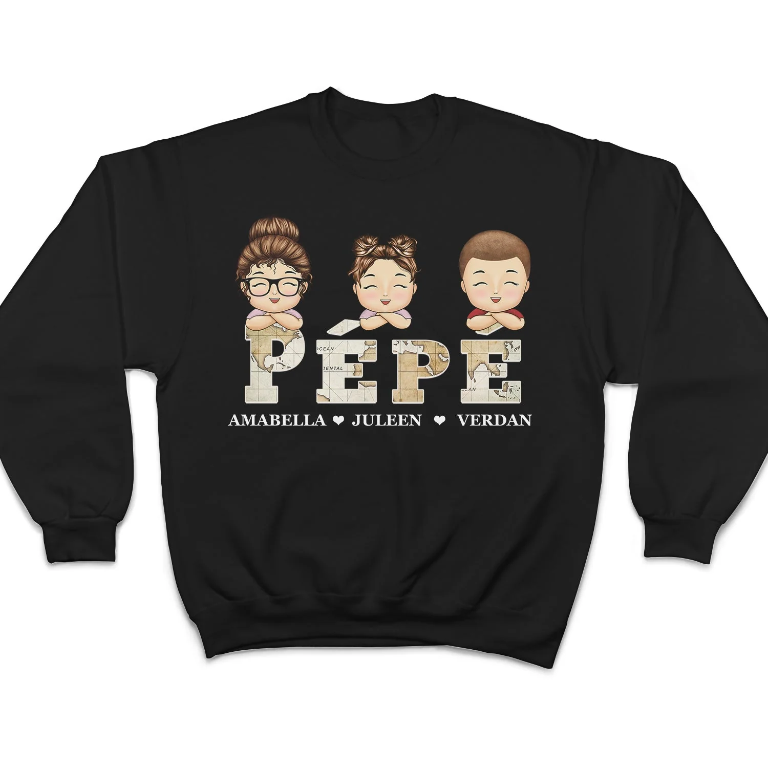 Grand-père Pépé Bon-papa Papé Pépère Papy Papi Papou - T Shirt Personnalisé - Image 5