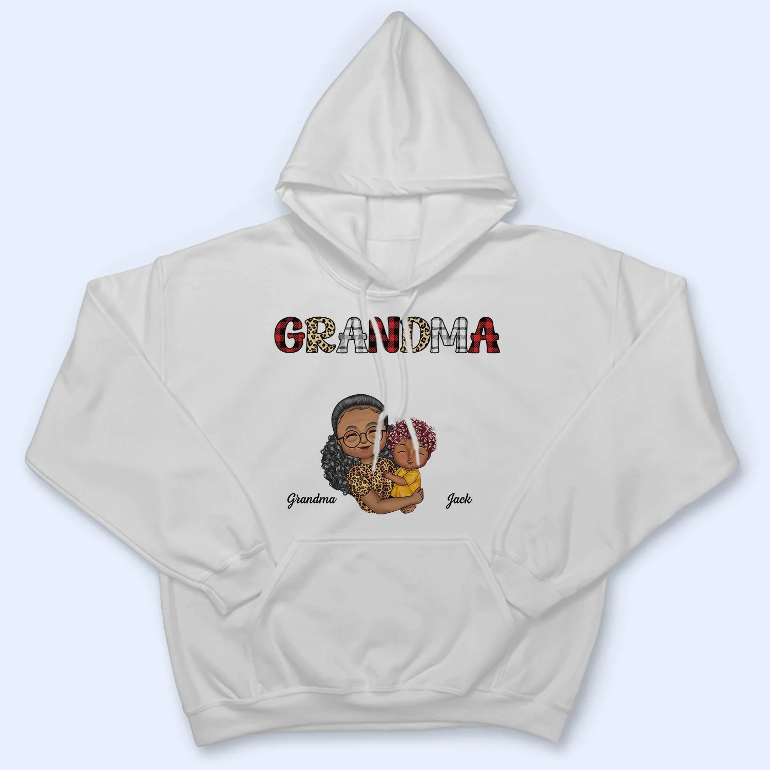 Grandkids Nana Mommy - Gift For Grandma, Mother, Aunt - Personalized T Shirt - Image 4