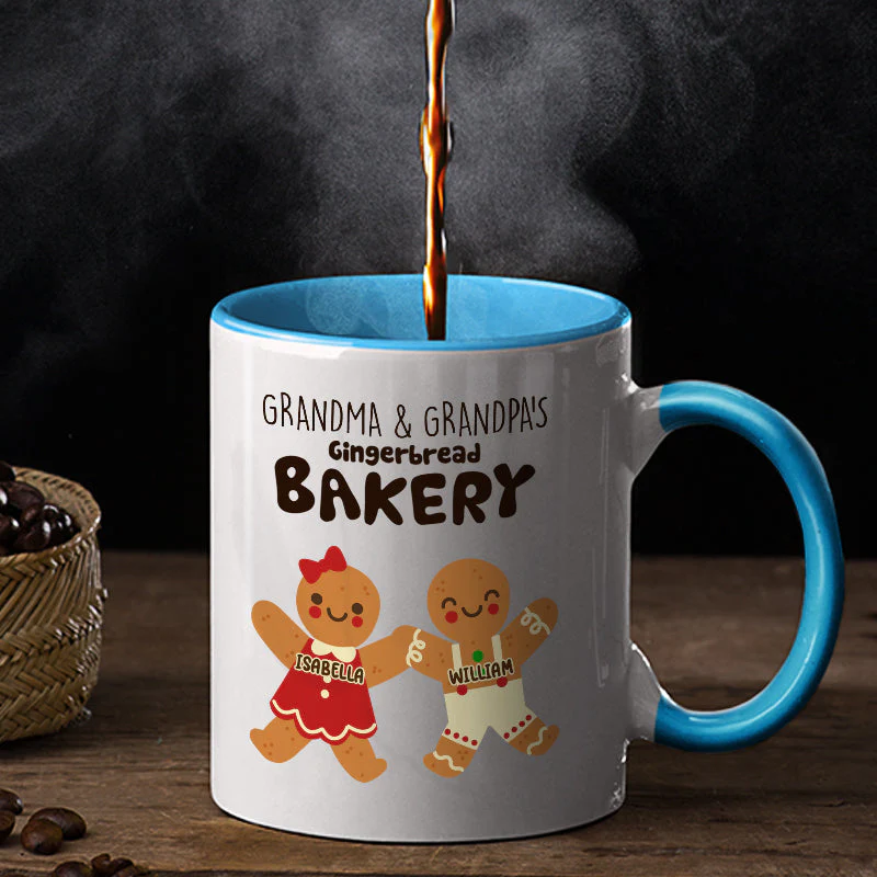 Grandma Grandpa Mom Dad Perfect Batch - Gift For Mom, Dad, Grandparents - Personalized Accent Mug - Image 2