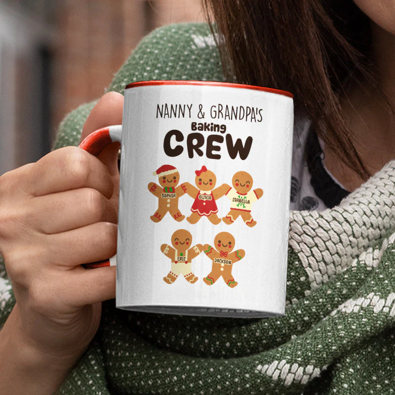 Grandma Grandpa Mom Dad Perfect Batch - Gift For Mom, Dad, Grandparents - Personalized Accent Mug - Image 3
