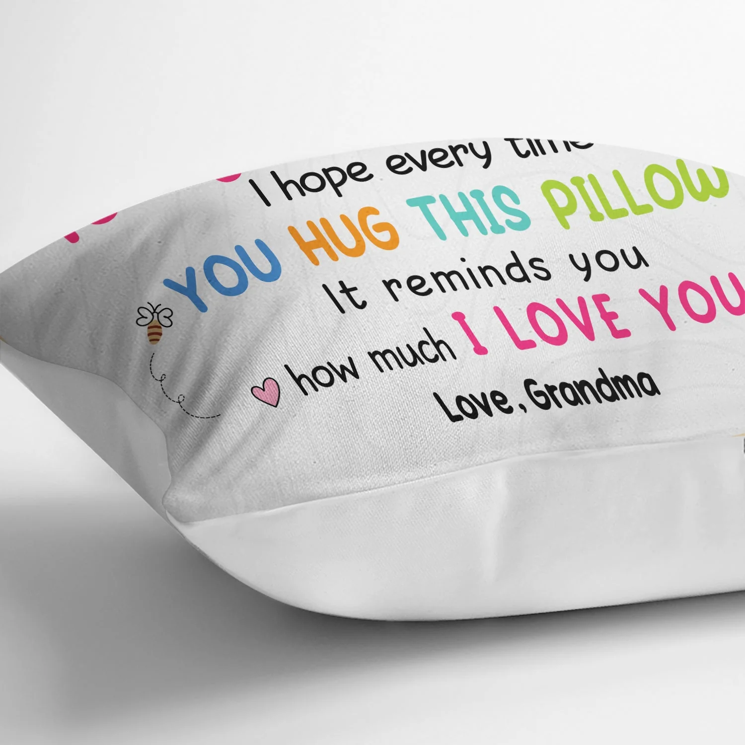 Grandma Mom How Much I Love You - Gift For Kids, Granddaughter, Grandson - Personalized Pillow - Image 3