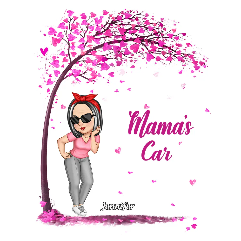Grandma's Car - Personalized Decor Decal - Image 2