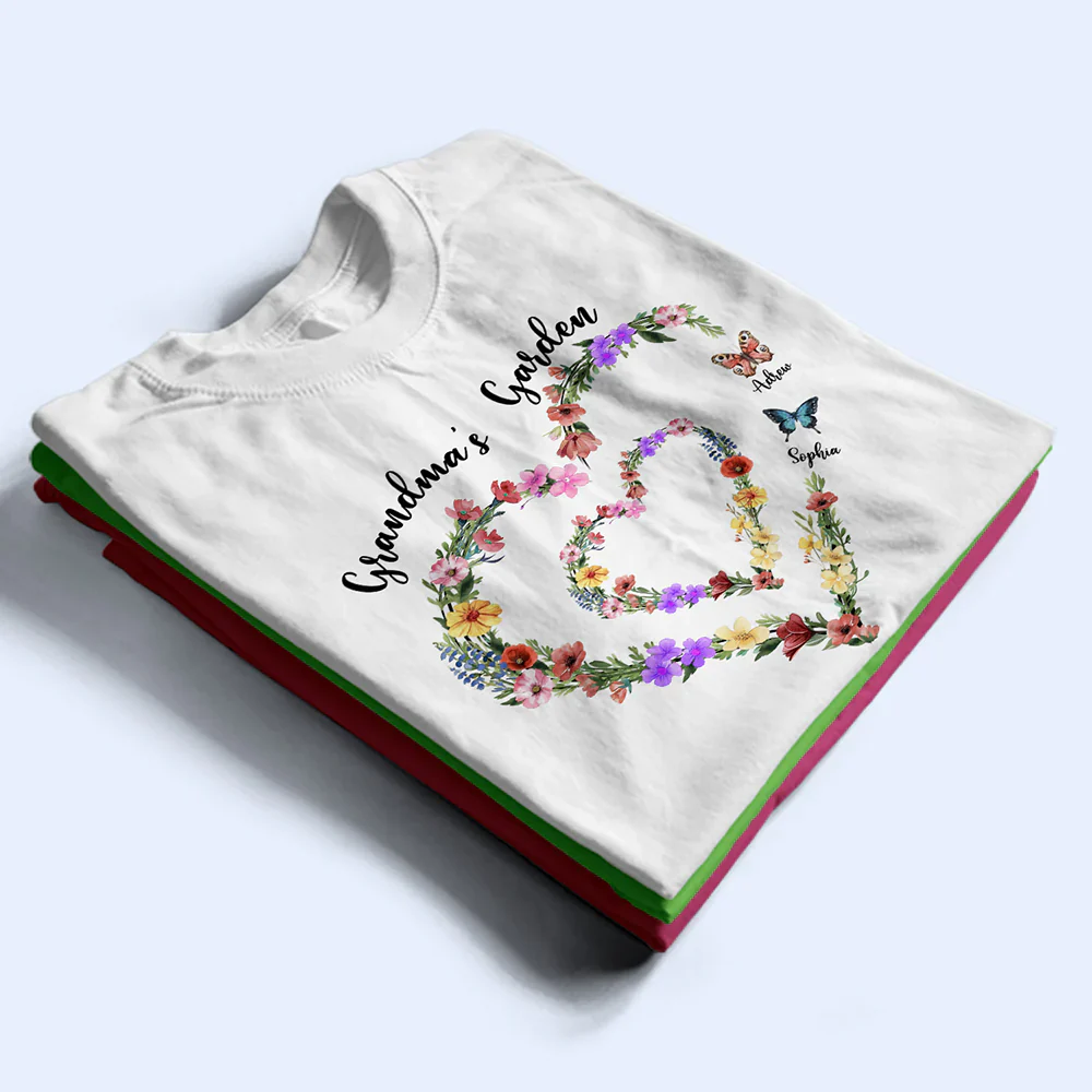 Grandma's Garden - Personalized T Shirt - Image 2