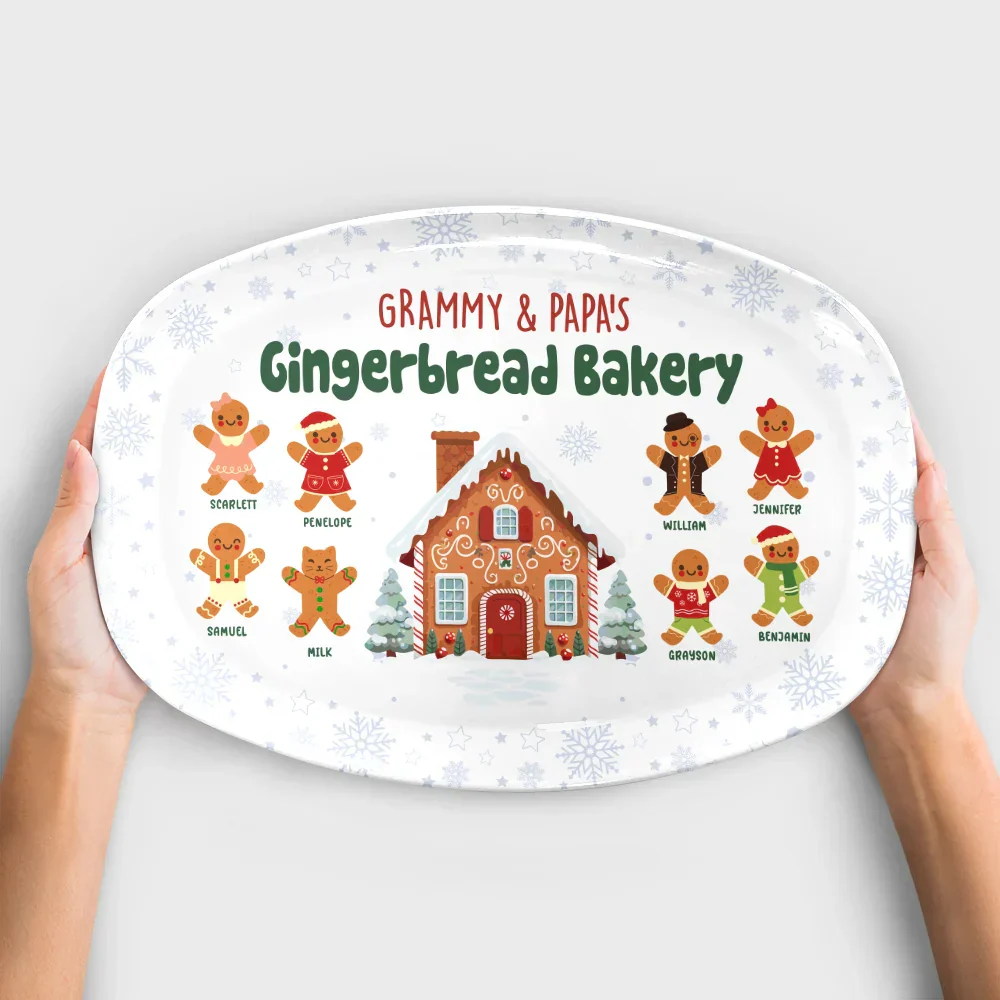 Grandma's Grandpa's Mom's Dad's Perfect Patch - Personalized Plate - Image 4