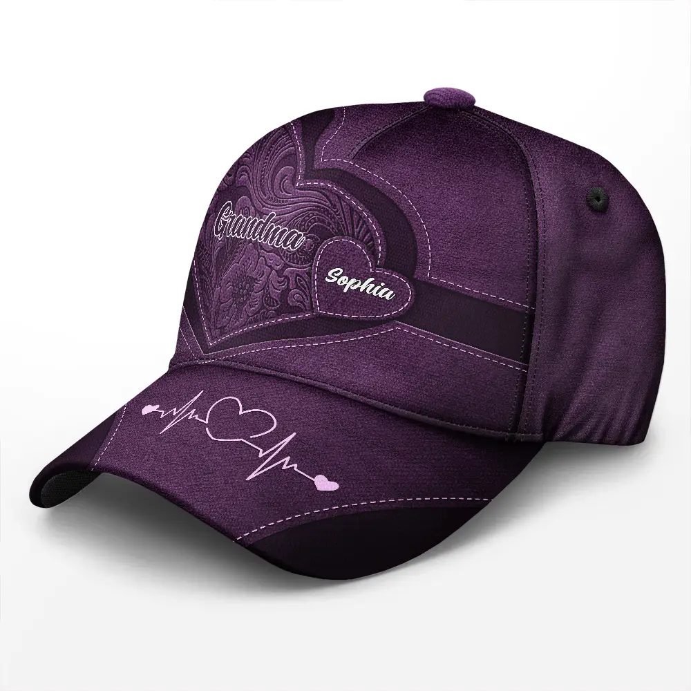 Grandma's Little Sweethearts - Personalized Classic Cap - Image 2