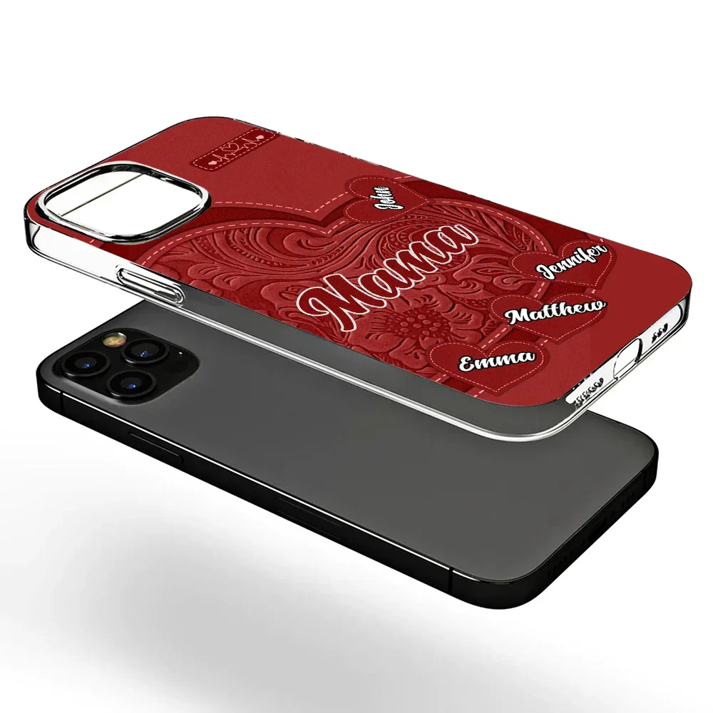 Grandma's Little Sweethearts - Personalized Clear Phone Case - Image 3