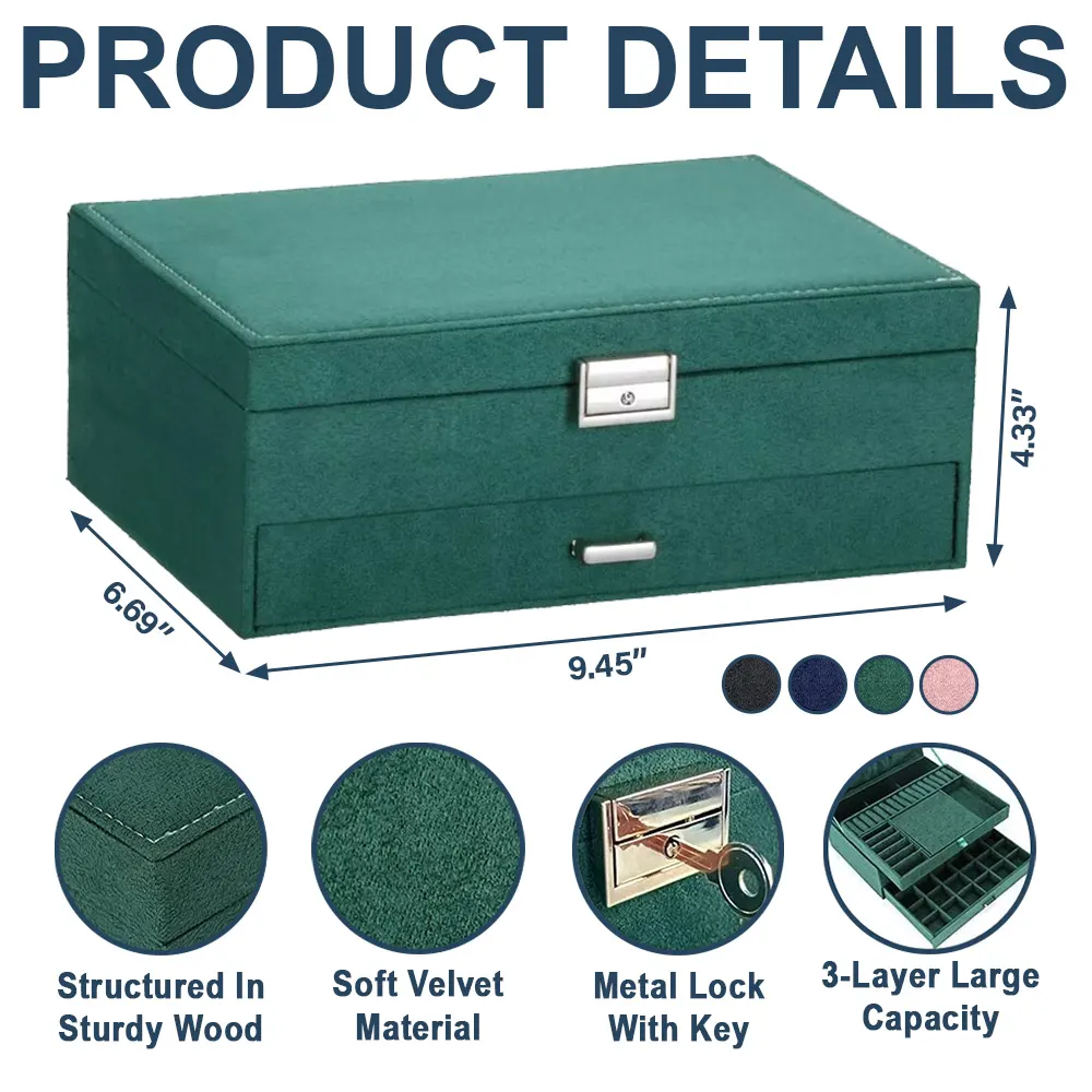 Grandma's Little Sweethearts - Personalized Jewelry Storage Box - Image 2