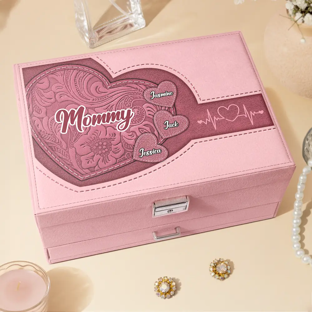 Grandma's Little Sweethearts - Personalized Jewelry Storage Box - Image 4