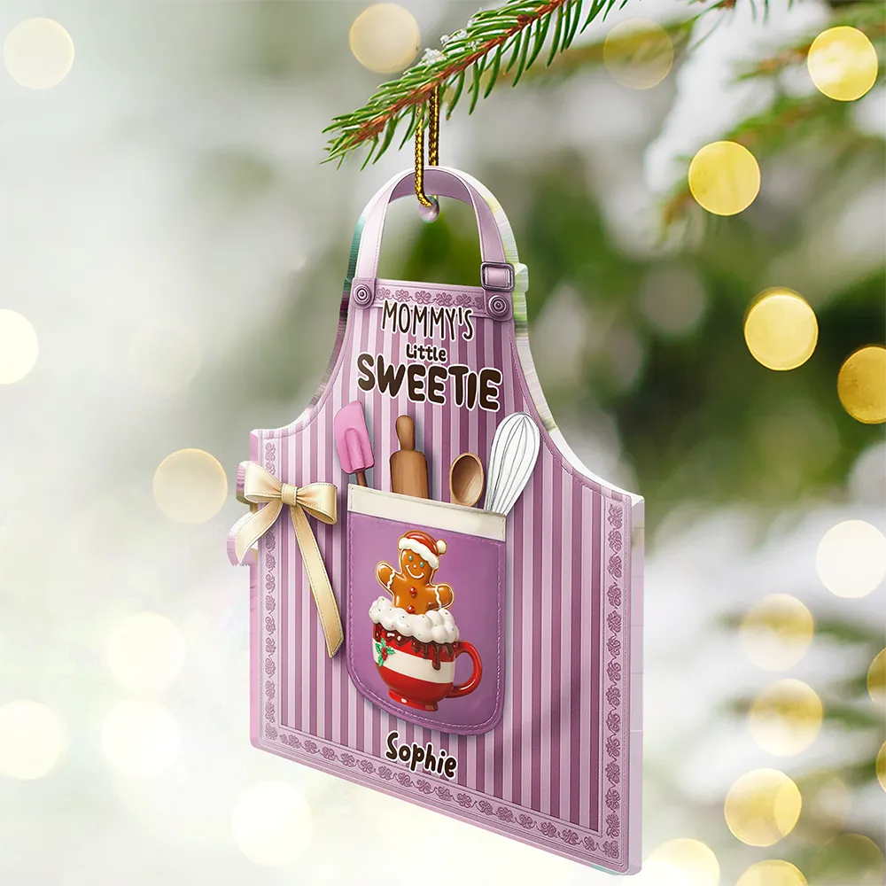 Grandma's Perfect Patch - Personalized Custom Shaped Acrylic Ornament - Image 2