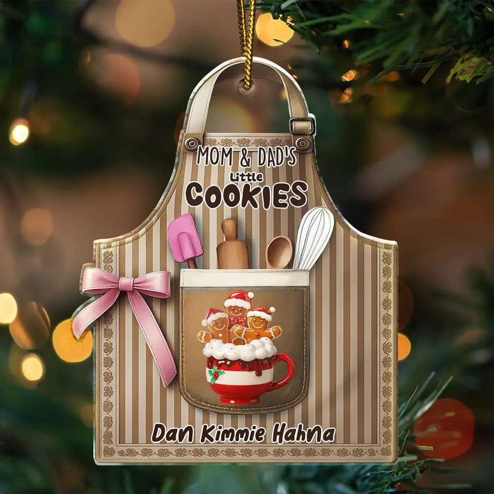 Grandma's Perfect Patch - Personalized Custom Shaped Acrylic Ornament - Image 3