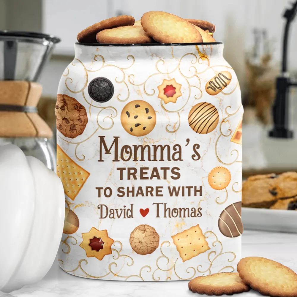 Grandma's Treats - Personalized Cookie Jar - Image 3