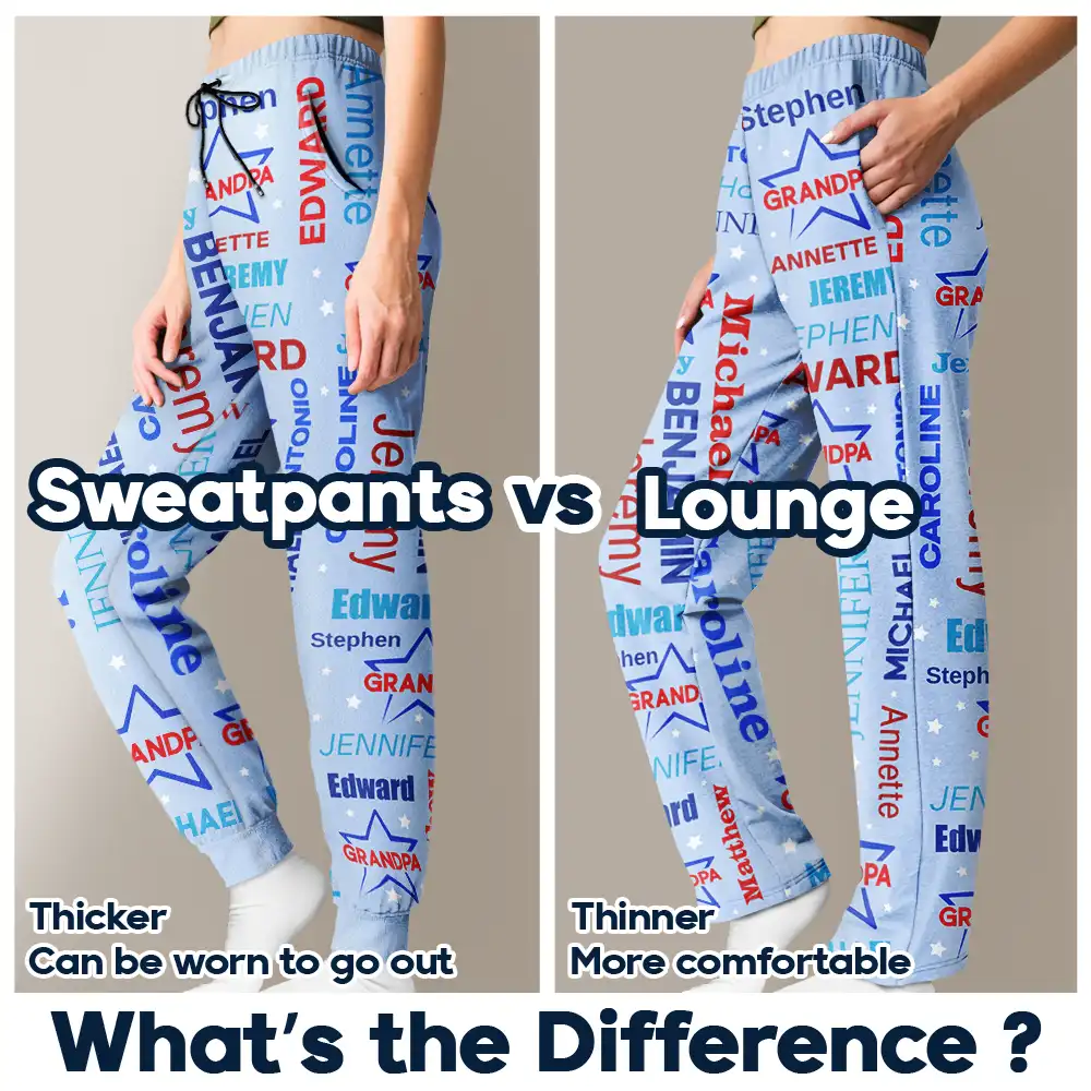 Grandpa Custom Grandkid Names - Personalized Pajama Pants - Image 6