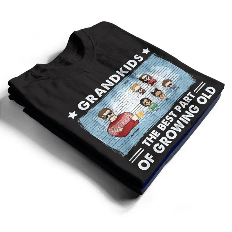 Great Grandkids The Best Part Of Growing Old - Family Gift For Grandparents - Personalized Custom Sweatshirt - Image 2