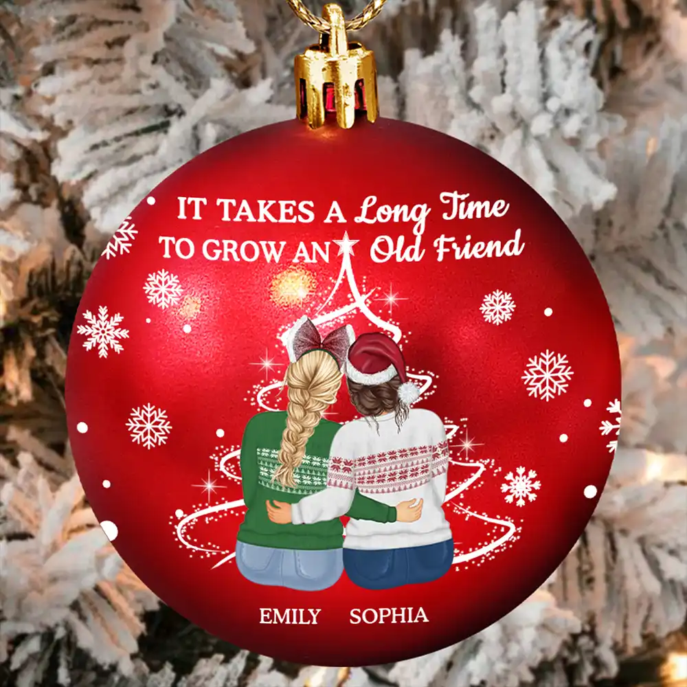 Grow An Old Friend - Personalized Ball Ornament