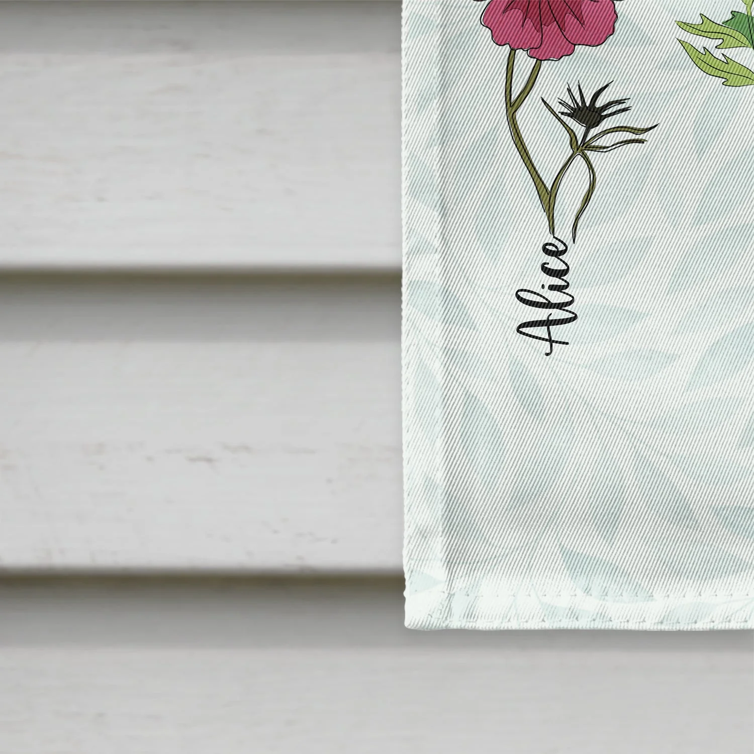 Grown With Love Garden - Birthday, Loving Gift For Mom, Mother, Grandma, Grandmother, Grandparent, Family - Personalized Custom Flag - Image 4