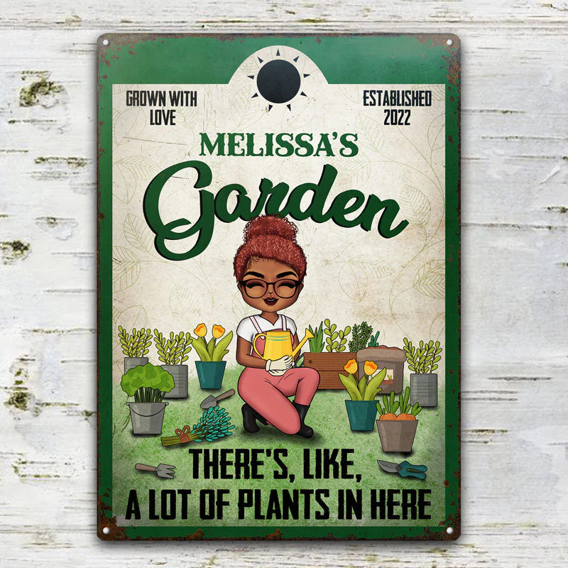 Grown With Love - Garden Decoration - Personalized Custom Classic Metal Signs - Image 2