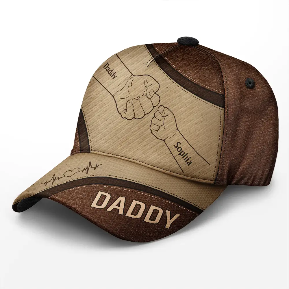 Hand Punch, Best Friends For Life - Personalized Classic Cap - Image 2