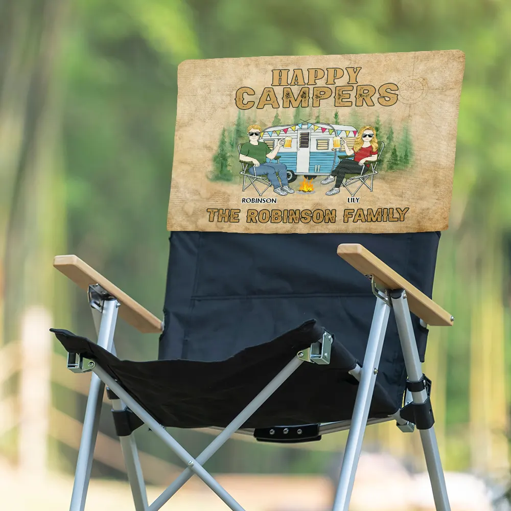 Happy Campers - Personalized Folding Chair Cover - Image 5