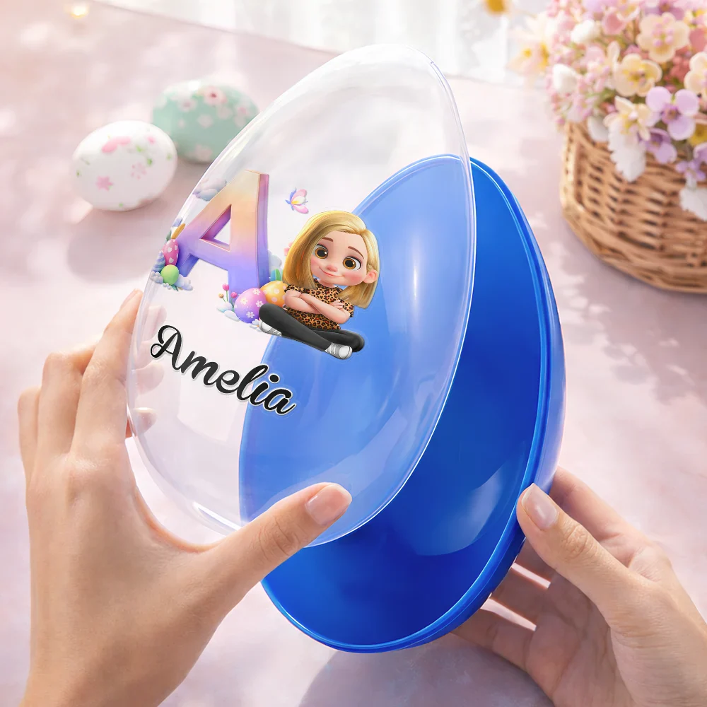 Happy Easter Alphabet Baby Kid - Personalized Fillable Egg - Image 4