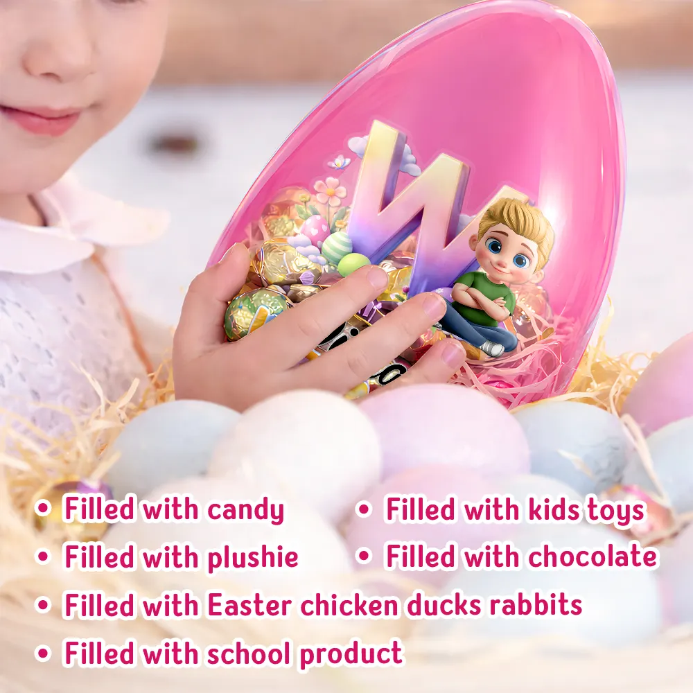 Happy Easter Alphabet Baby Kid - Personalized Fillable Egg - Image 6