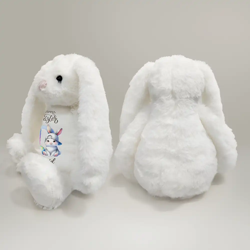 Happy Easter Bunny Alphabet Letters - Personalized Soft Toy Bunny - Image 4