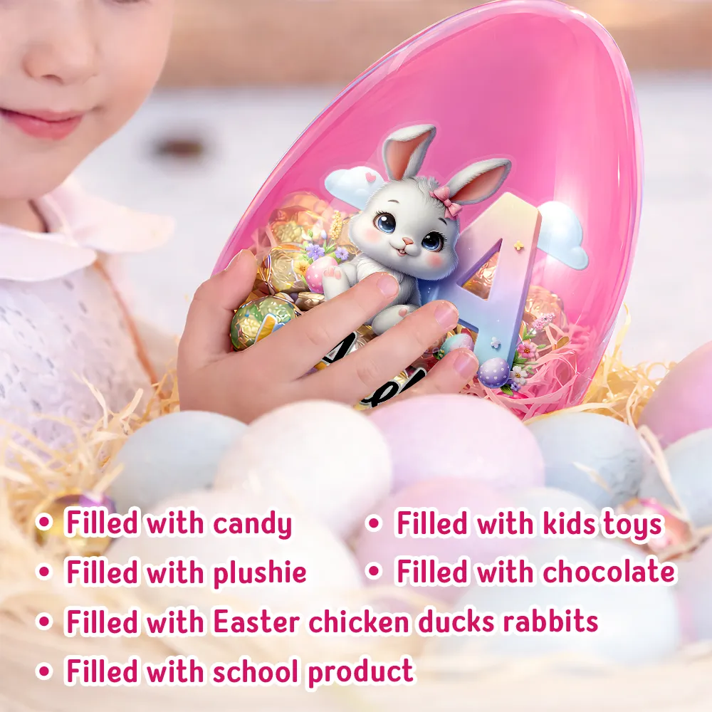 Happy Easter Bunny Chicken - Personalized Fillable Egg - Image 6