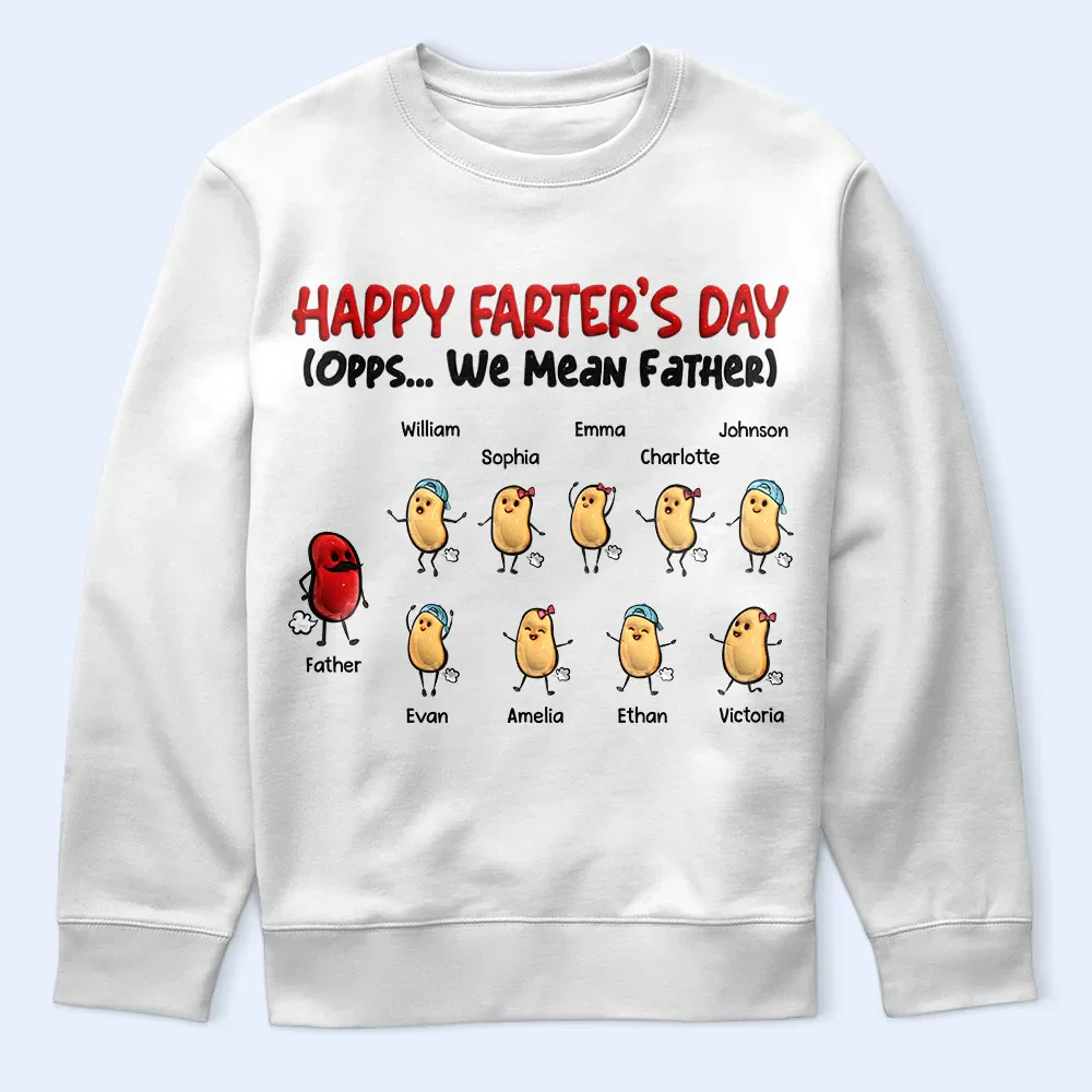 Happy Farter's Day - Personalized T Shirt - Image 5