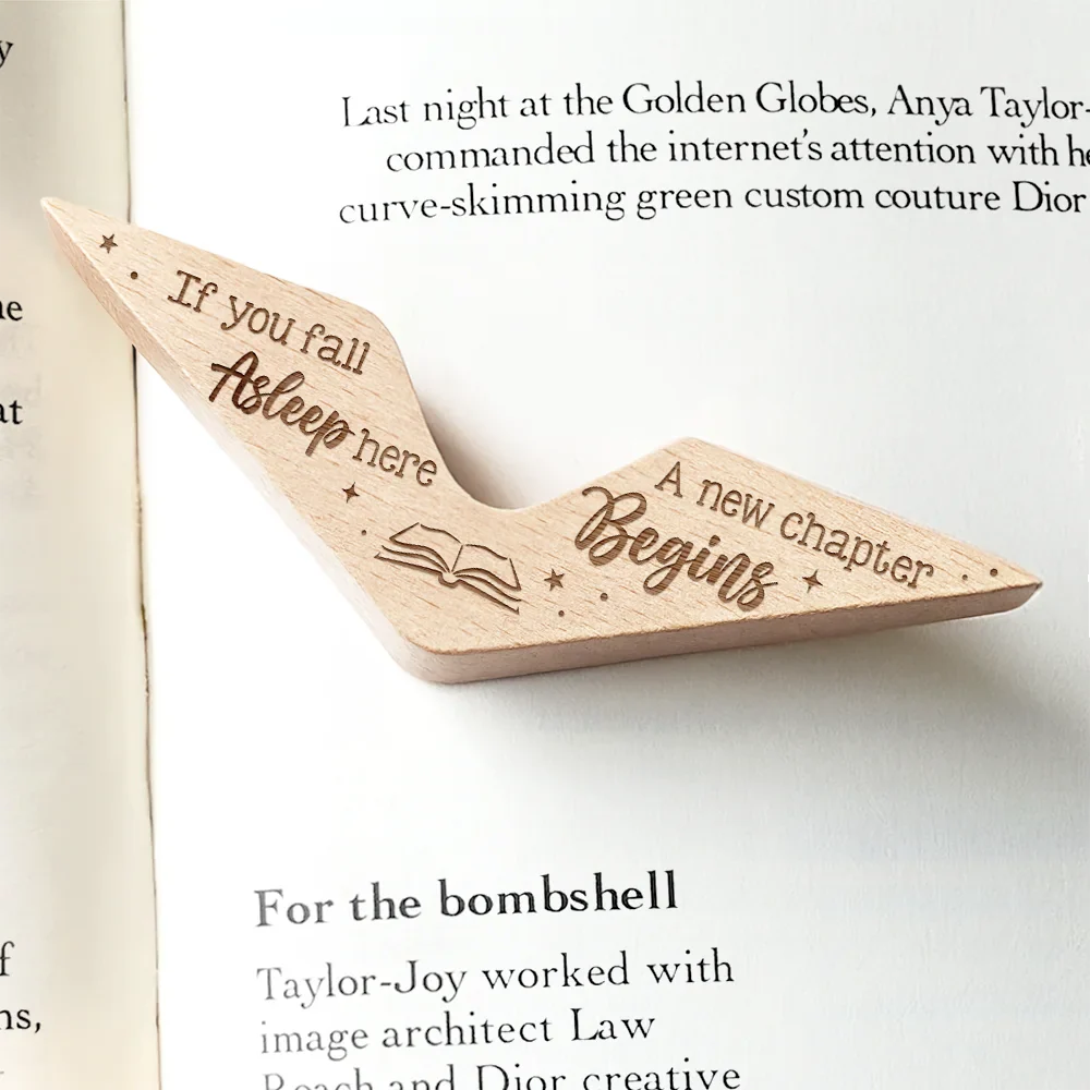 Head In The Clouds Nose In A Book - Personalized Thumb Page Holder - Image 4