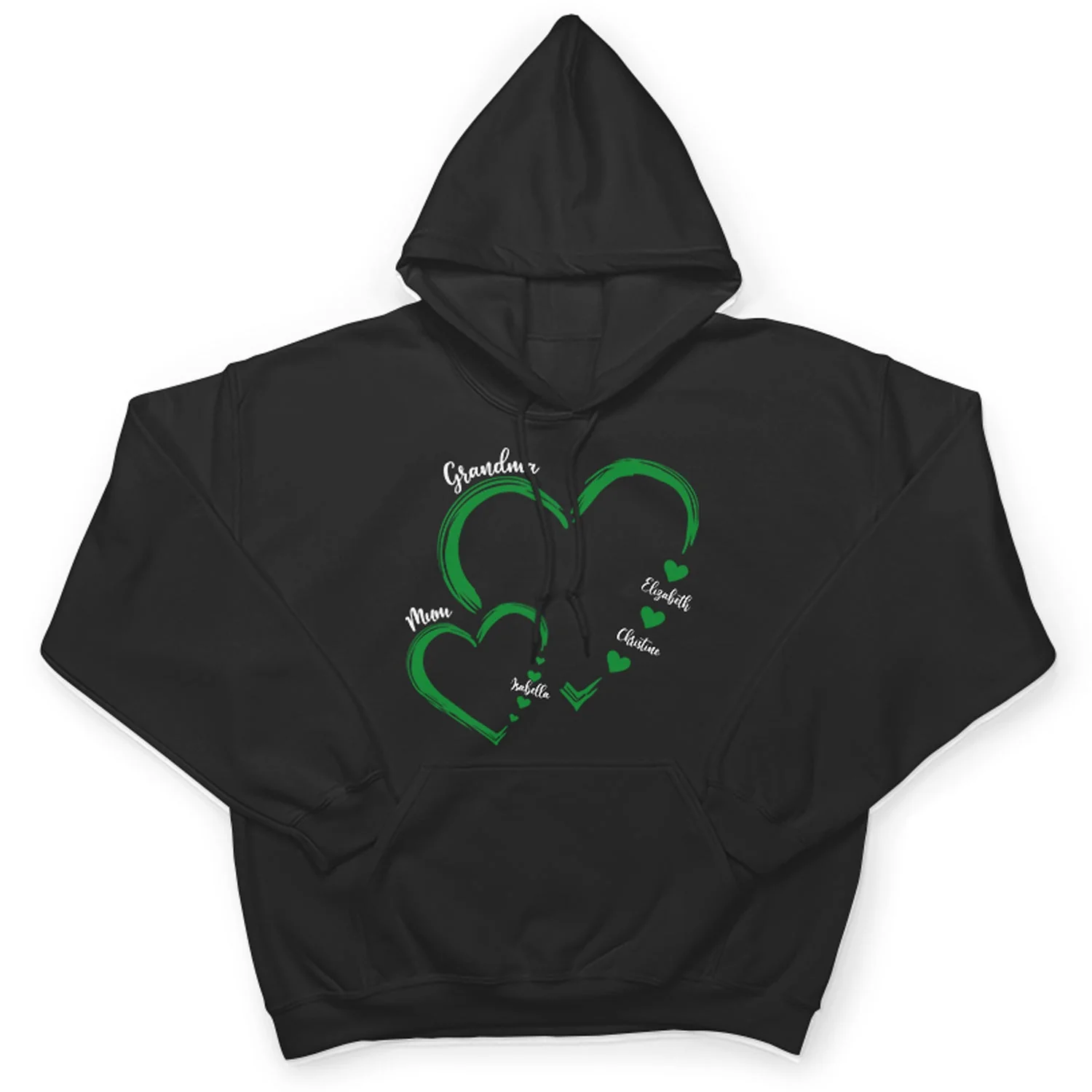 Heart Grandma Mom - Gift For Mother, Grandmother - Personalized T Shirt - Image 4