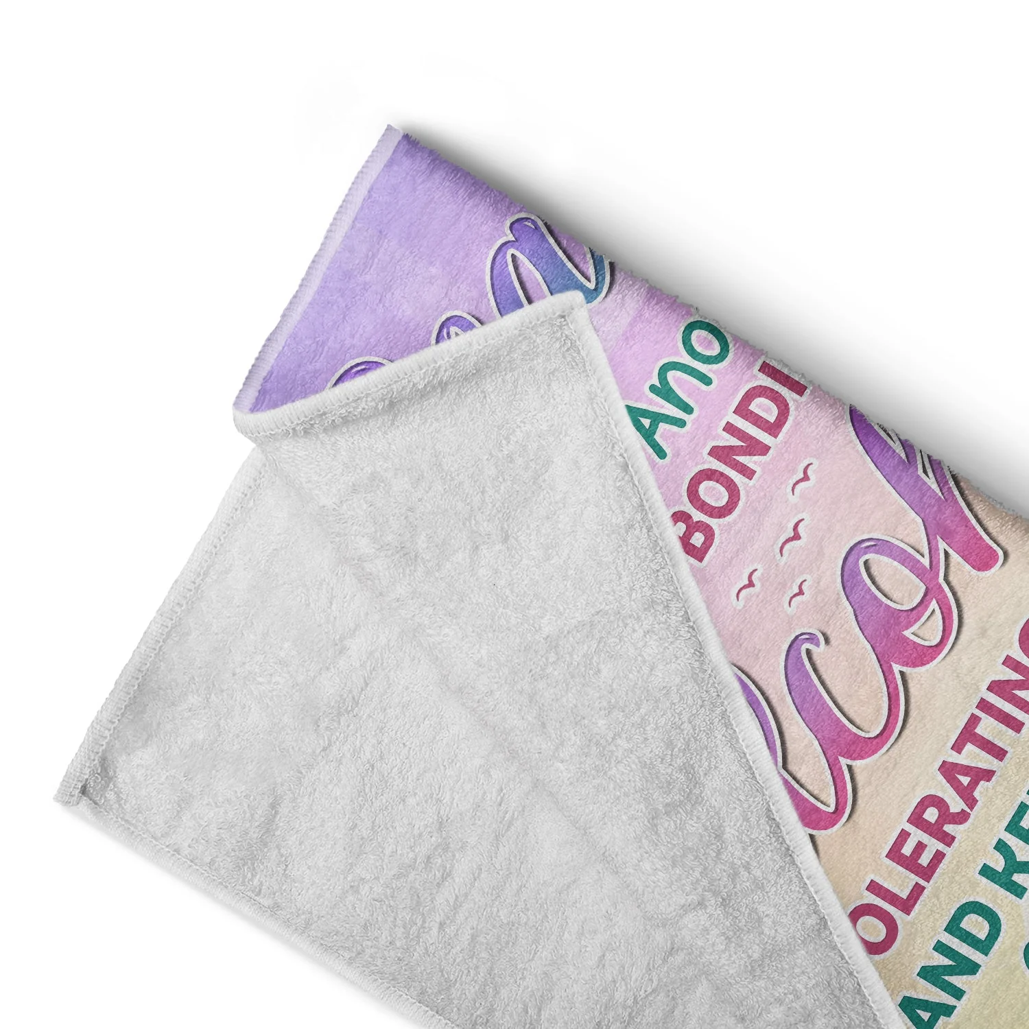 Here's To Another Summer - Gift For Bestie - Personalized Custom Beach Towel - Image 4