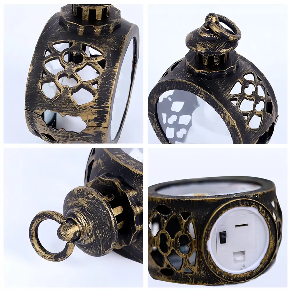 Here's To Another Year Camping - Personalized Candlelight Lantern Ornament - Image 6