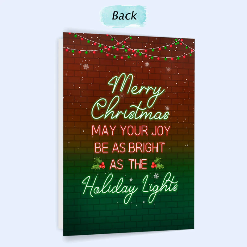 Here's To Another Year Of Bonding Over Alcohol Christmas Best Friends - Christmas Gift For Besties - Personalized Custom Folded Greeting Card - Image 4