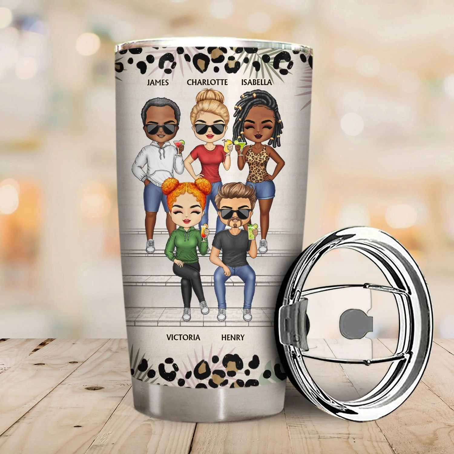 Here's To Another Year Of Us - Gift For Bestie, Best Friends, Colleagues - Personalized Tumbler - Image 2