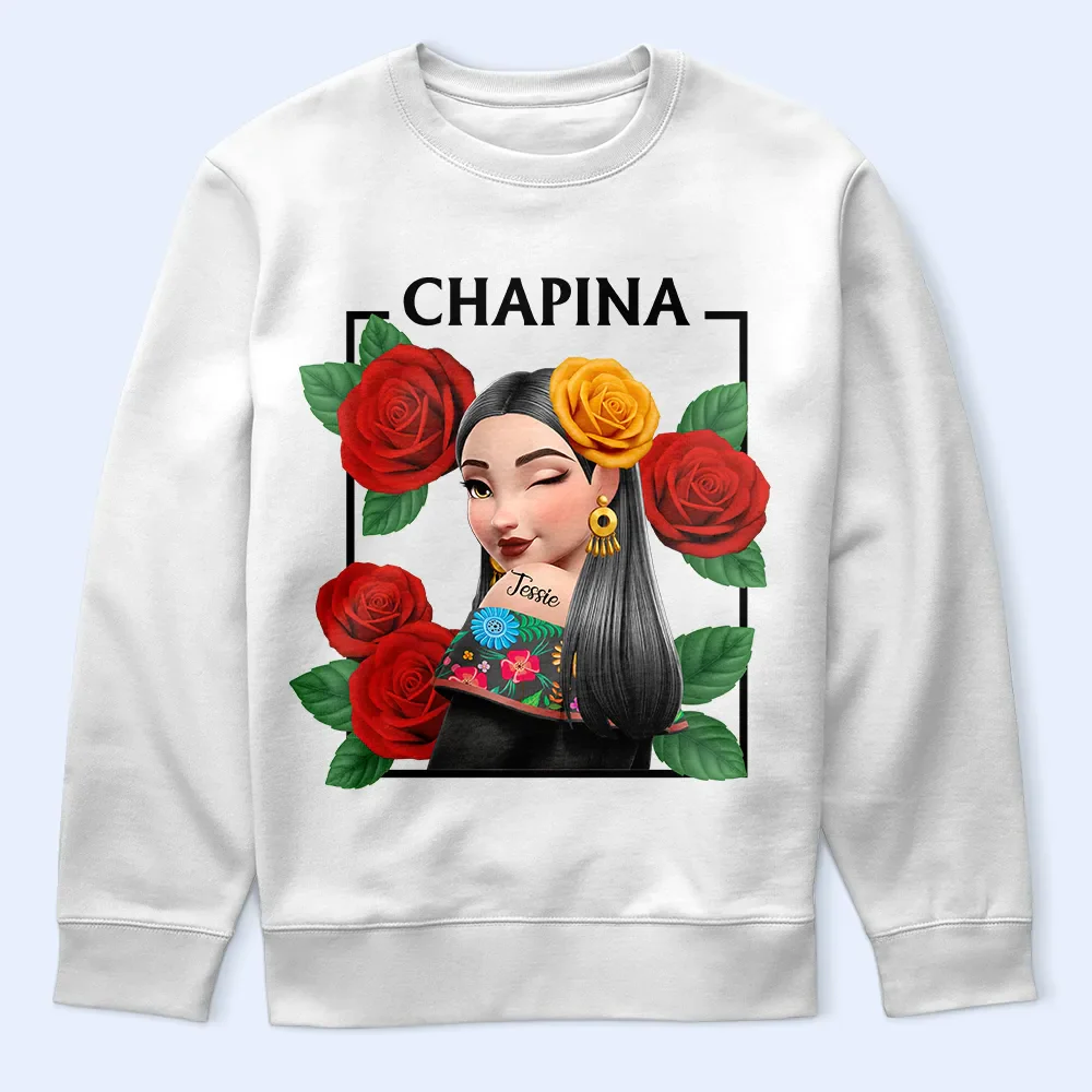Hispanic Woman Latinos - Personalized T Shirt - Image 4